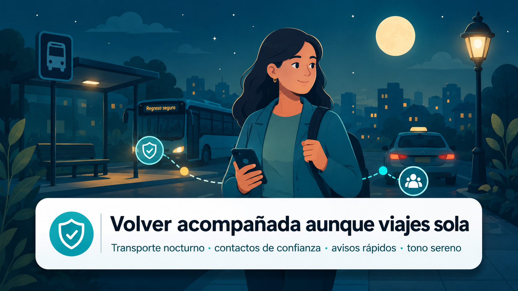 Transporte nocturno en México: cómo volver acompañada aunque viajes sola